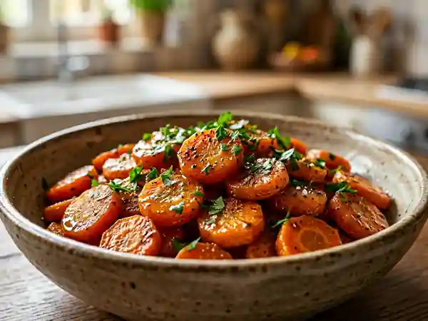 Carottes fondantes à la marocaine aux épices douces - Photo de présentation