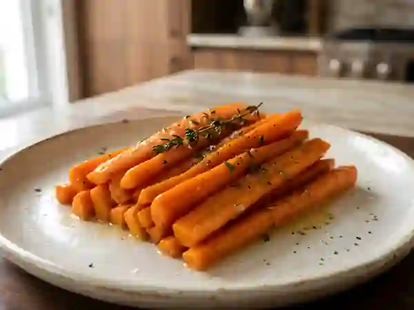 Carottes Fondantes au Thym et Beurre - Photo de présentation