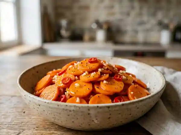 Carottes Piquantes Marinées : Recette Facile et Savoureuse - Photo de présentation
