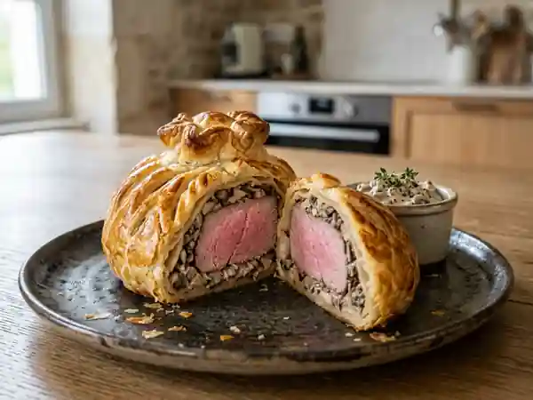 Carré de veau en croûte et duxelles fondante - Photo de présentation