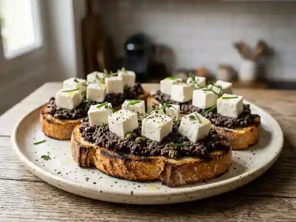Carré Frais en Tapenade : Apéritif Frais et Savoureux - Photo de présentation