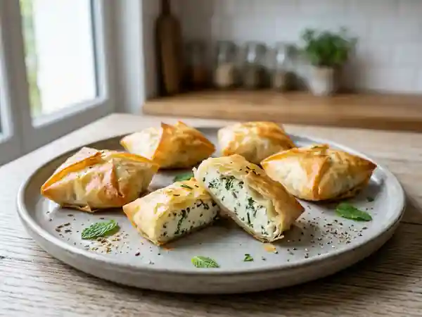 Croustillants menthe-cumin au fromage frais - Photo de présentation