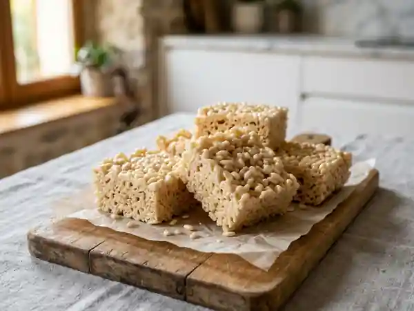 Carrés Rice Krispies fondants et croustillants - Photo de présentation