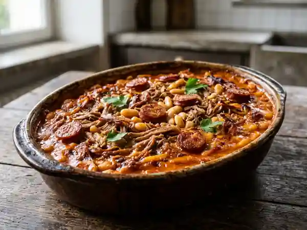 Cassoulet espagnol traditionnel : recette savoureuse et facile - Photo de présentation