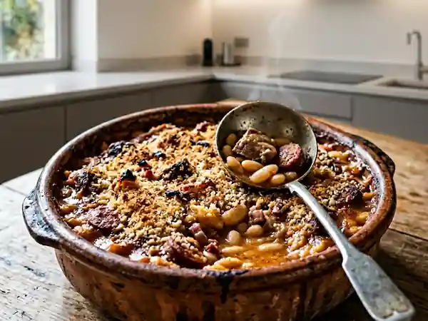 Cassoulet fondant au confit de canard - Photo de présentation
