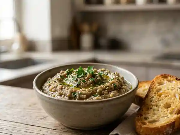 Caviar d'aubergine onctueux et fumé - Photo de présentation