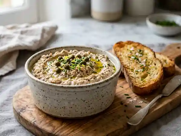 Caviar de thon maison : recette facile et savoureuse pour un apéritif raffiné - Photo de présentation
