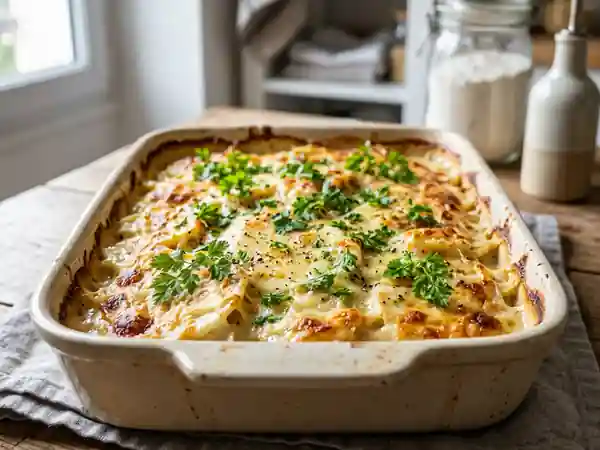 Céleri Gratiné au Cerfeuil : Recette Savoureuse et Facile - Photo de présentation