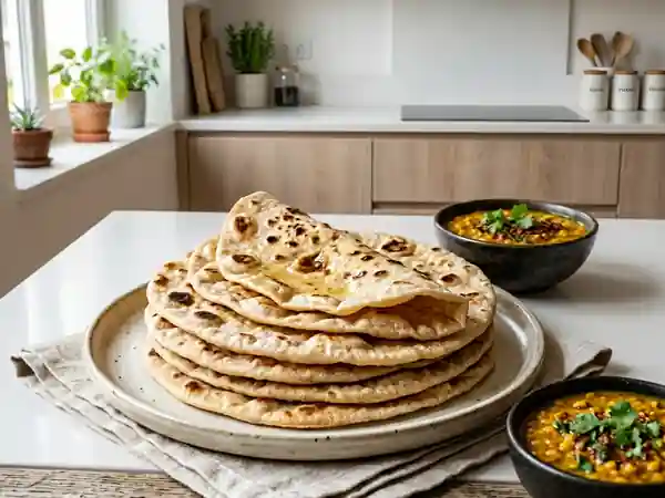 Chapati moelleux à la poêle - Photo de présentation