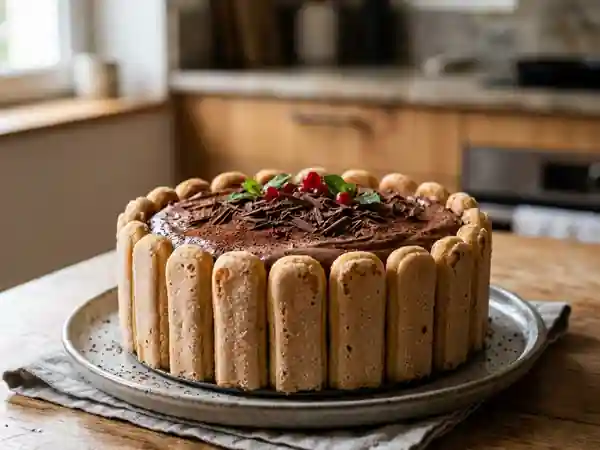 Charlotte Fondante Chocolat et Café - Photo de présentation