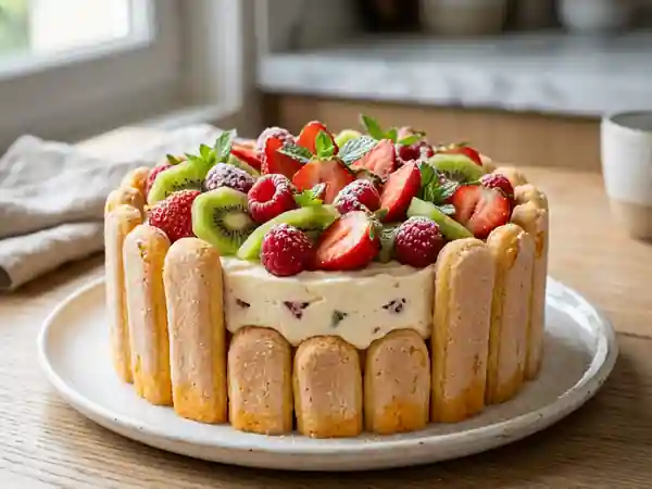 Charlotte Fondante Fruits Frais & Mascarpone - Photo de présentation