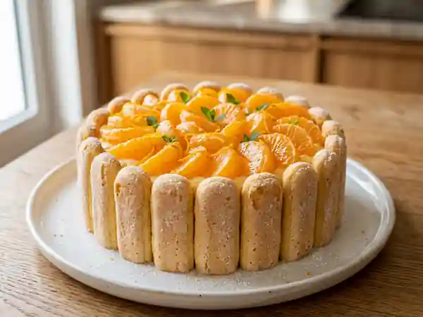 Charlotte Fondante à la Mandarine - Photo de présentation