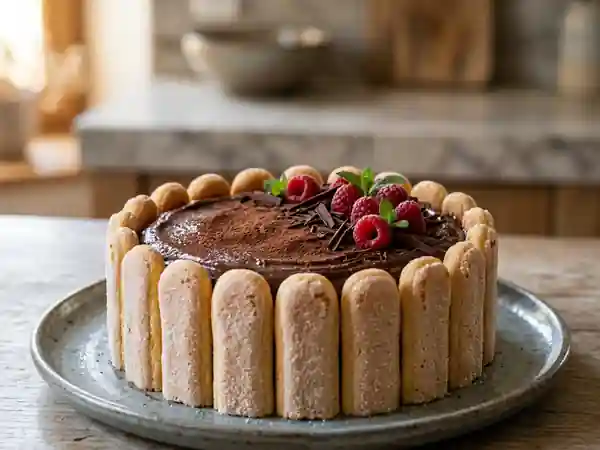 Charlotte fondante à la mousse aérienne - Photo de présentation