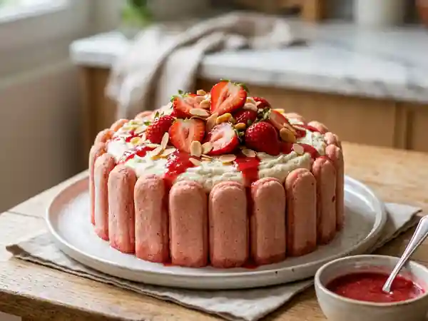 Charlotte Moelleuse Amande et Fraise - Photo de présentation