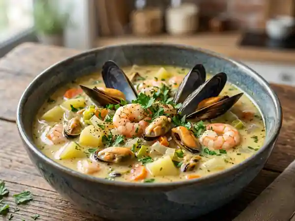 Chaudrée Charentaise Crémeuse aux Fruits de Mer - Photo de présentation