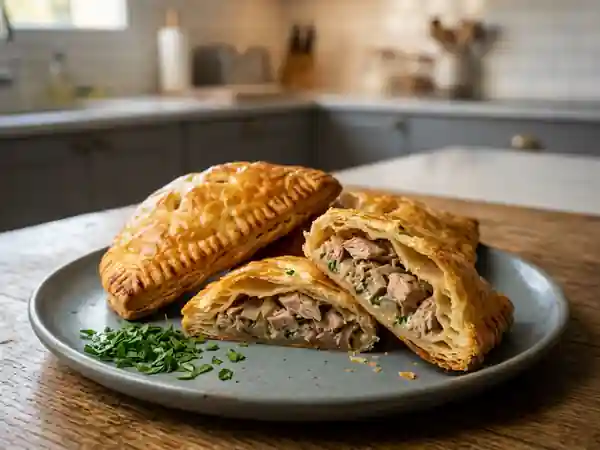 Chaussons feuilletés dinde et crème onctueuse - Photo de présentation