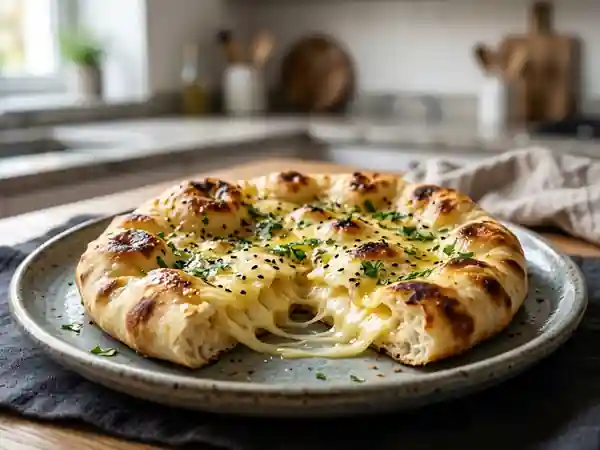 Cheese Naan Moelleux au Cœur Coulant - Photo de présentation