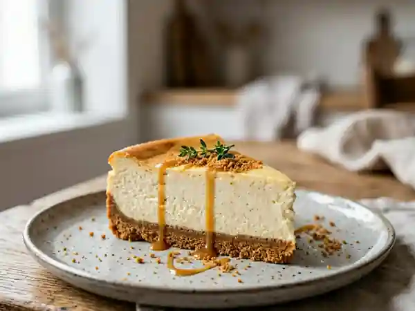 Cheesecake Crémeux et Savoureux à la Vanille - Photo de présentation
