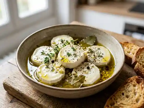 Palets de chèvre fondants aux herbes de Provence - Photo de présentation