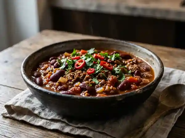 Chili con carne épicé et fondant - Photo de présentation