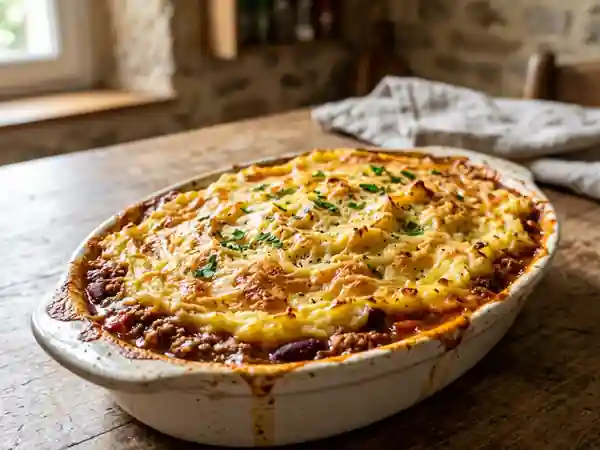Chili Parmentier fondant et gratiné - Photo de présentation