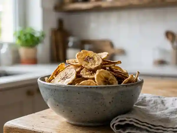 Chips de banane salées ultra-craquantes - Photo de présentation