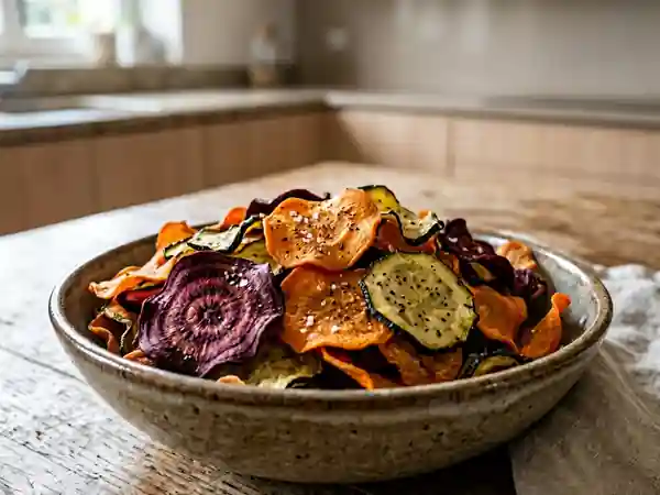 Chips de légumes ultra-croustillantes au four - Photo de présentation