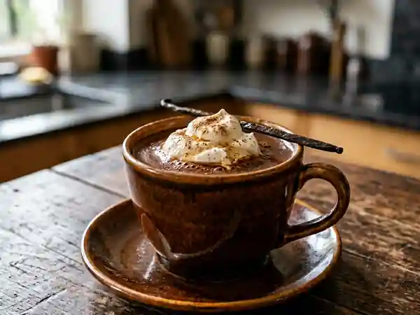 Chocolat chaud créole onctueux et épicé - Photo de présentation