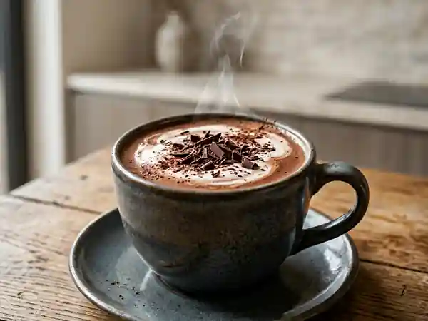 Chocolat chaud onctueux et gourmand à l'ancienne - Photo de présentation