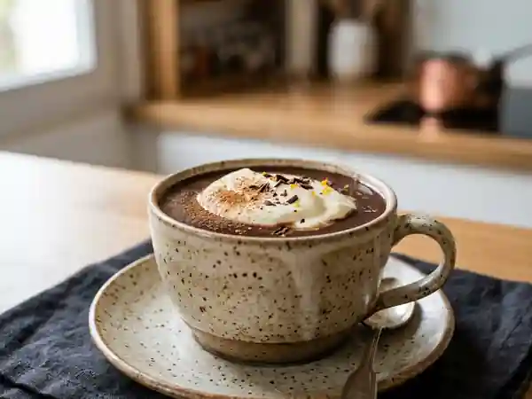 Chocolat des Neiges : Boisson chaude gourmande au chocolat et épices - Photo de présentation