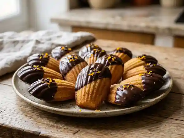Madeleines Chocorangettes Moelleuses - Photo de présentation