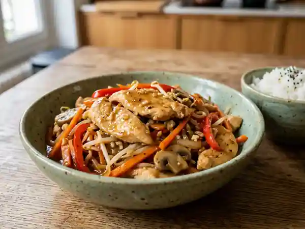 Chop Suey Croquant et Fondant au Wok - Photo de présentation