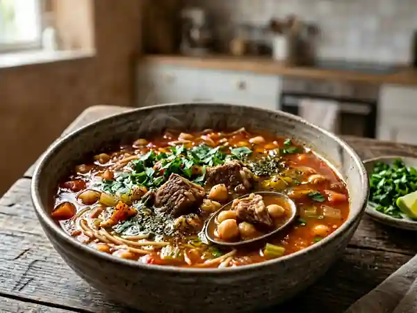 Chorba algéroise fondante à l'agneau et cannelle - Photo de présentation