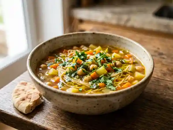 Chorba Dial Khadra : Soupe de Légumes Algérienne Traditionnelle - Photo de présentation