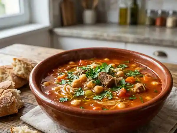 Chorba fondante à l'agneau et épices - Photo de présentation