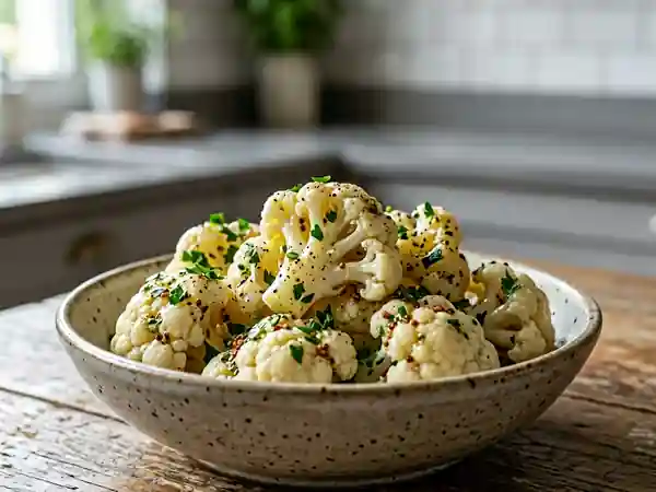 Chou-fleur mariné au vinaigre : recette savoureuse et facile - Photo de présentation
