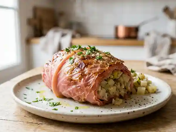 Chou rose farci aux légumes blancs : recette gourmande et saine - Photo de présentation