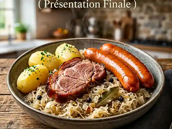 Choucroute alsacienne fondante et fumée - Photo de présentation