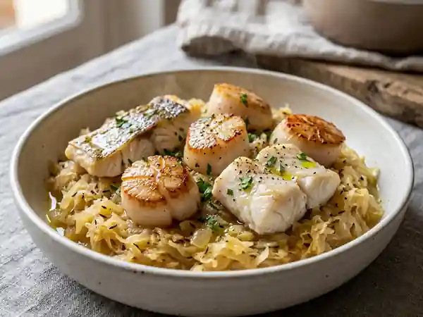 Choucroute de la mer fondante et iodée - Photo de présentation