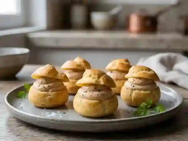 Choux au foie gras - Photo de présentation