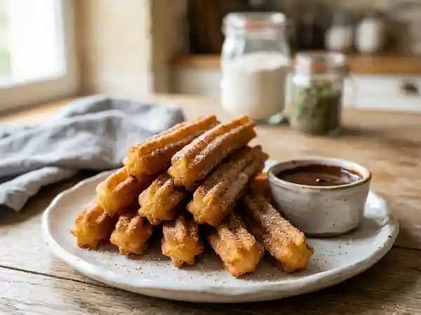 Churros croustillants maison : recette facile et gourmande - Photo de présentation