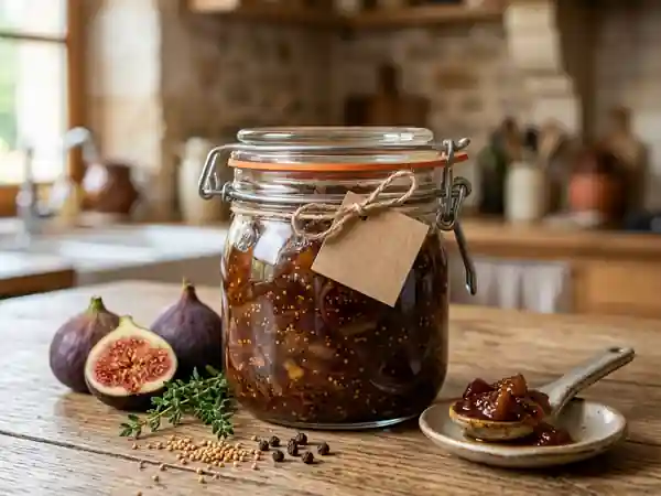 Chutney de figues maison : recette facile et gourmande - Photo de présentation