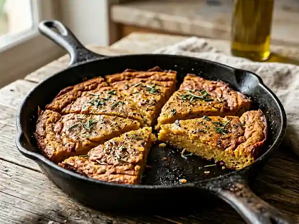 Ciccena : Galette Croquante aux Pois Chiches - Photo de présentation