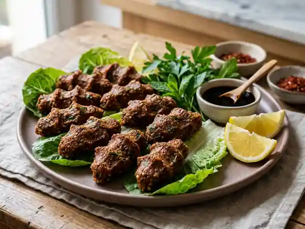 Cig Köfte fondants aux épices turques - Photo de présentation