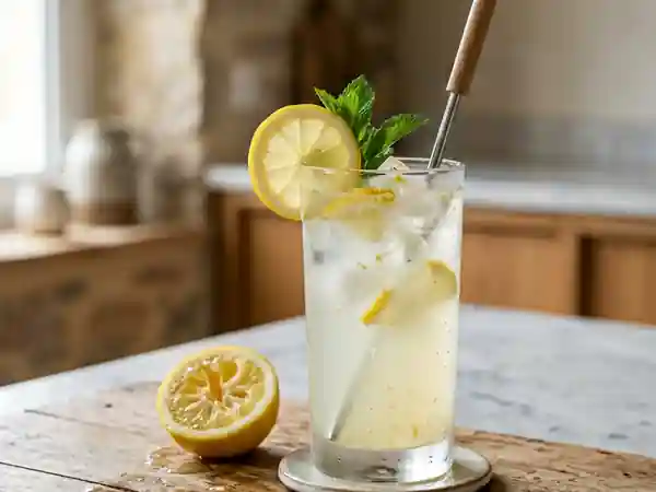 Citronnade givrée et intensément acidulée - Photo de présentation
