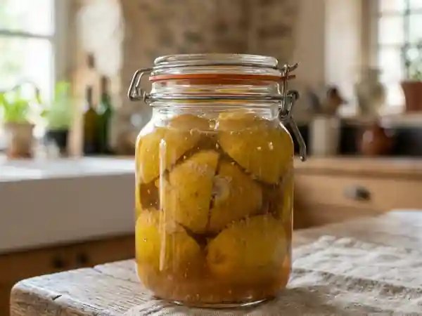 Citrons confits au sel fondants et acidulés - Photo de présentation