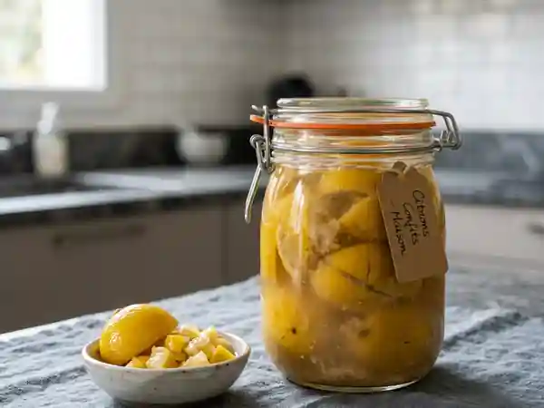 Citrons confits au sel : écorces fondantes - Photo de présentation
