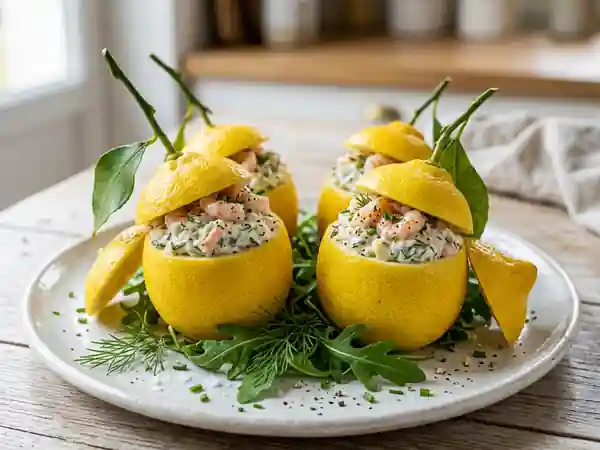 Citrons Farcis Gourmands : Recette Facile et Savoureuse - Photo de présentation