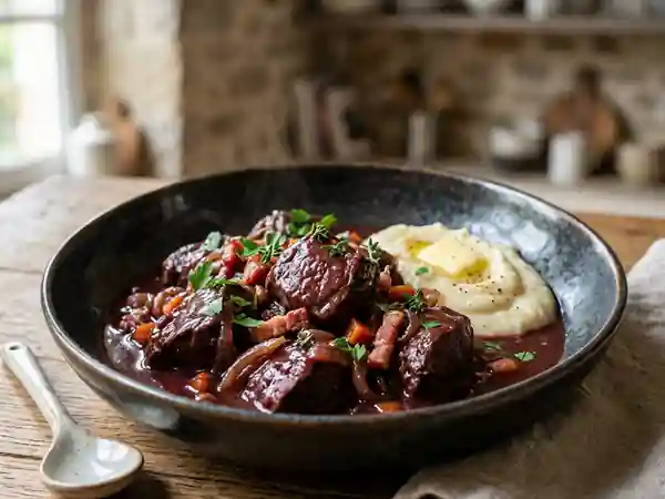 Civet de chevreuil traditionnel : recette savoureuse et facile - Photo de présentation
