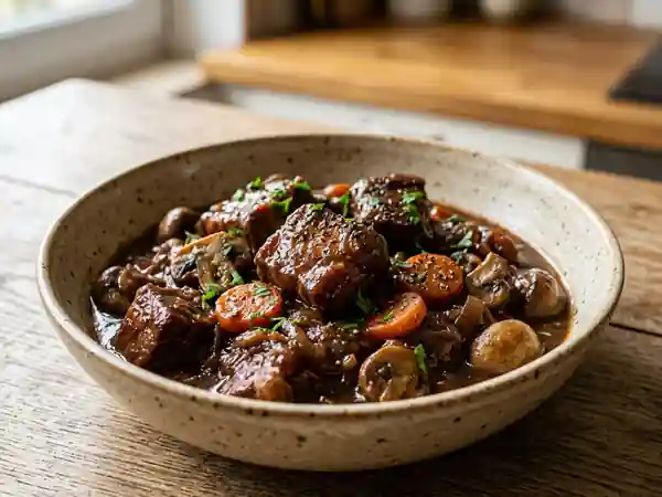 Civet de porc fondant et sa sauce onctueuse - Photo de présentation